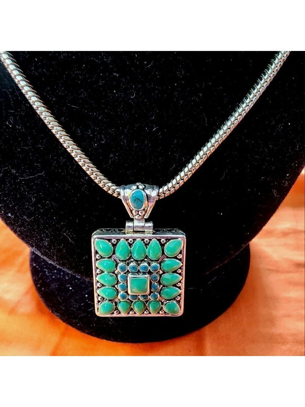 Vintage SilverTone with Turquoise